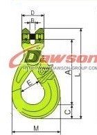 G100 Eurorean Type Clevis Self Locking Hook China Manufacturer Supplier