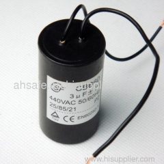 CBB60 Black Plastic AC Capacitor