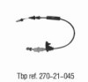 Accelerator cable 124 300 1330