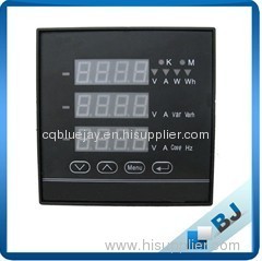 Multifunction power meter | 450V ac three phase switchgear energy meter