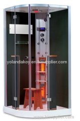 steam shower witn infrared sauna