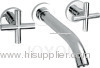 Single lever wall mounted sink mixer