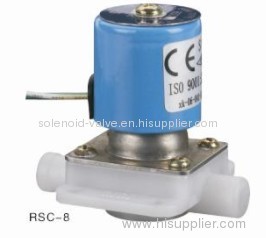 quick connection RO drinking water mini solenoid valve 24VDC