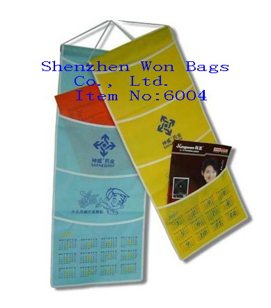 Eco Non woven Calendar for Shopping Bags