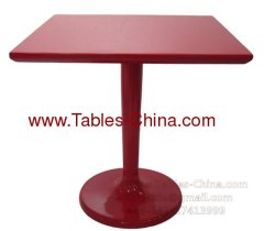 Fiberglass Square Dining Table