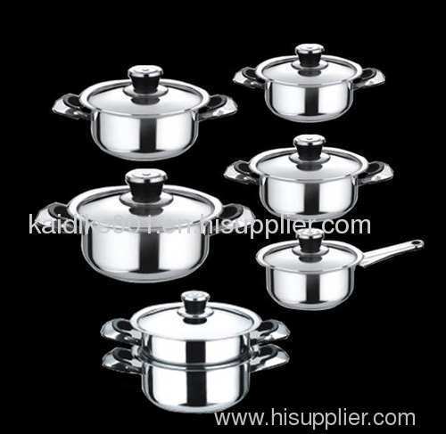 North Africa 13-piece Stainless Steel Cookware Set