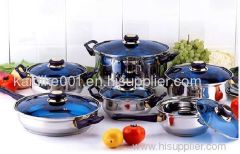 Munich 12-piece Stainless Steel Cookware Set