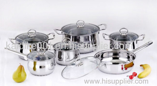 North Africa 12-piece Stainless Steel Cookware Set