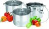 Vertical Stockpot with sandwich bottom Stainless Steel Cookware Set