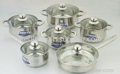 Las Vegas 12-piece Stainless Steel Cookware Set