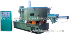 Plastics hot and cold mixer unit