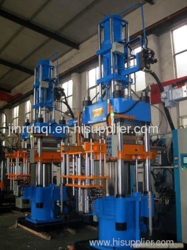 rubber injecting mold machine