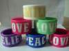 printed silicone slap bracelet,slap wristband,mould existing,various designs,bottom price