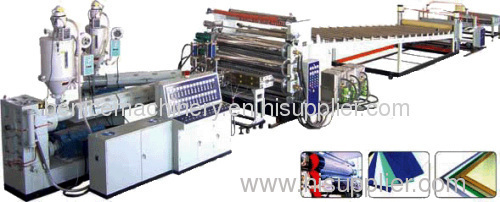 PE and PP Plastic Thick Plate (Flake) Extruding Production Line