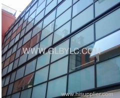 Visible frame curtain wall