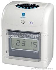 Electronic Analogue Time Recorder Aibao K-5
