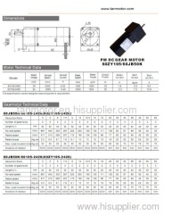 60mm gear motor