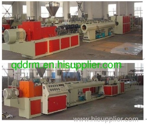 PVC pipe extrusion line/ PE pipe production machine