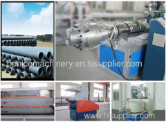 PVC water supply pipe extrusion line