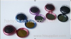 fold over mirror and hair brush _HOT SELL