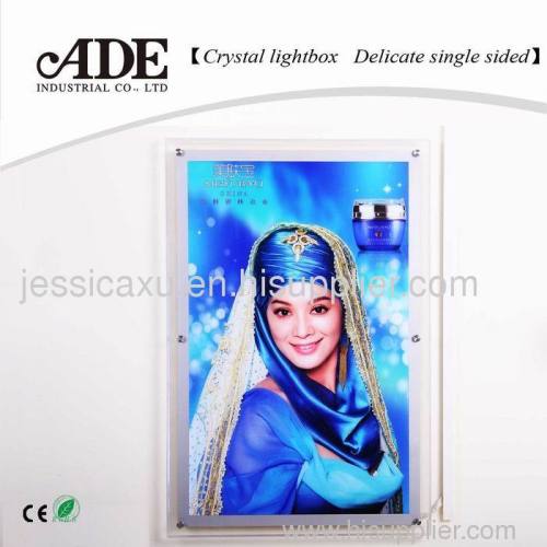 delicate single side of crystal light box