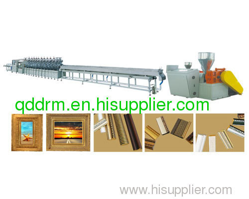 plastic extrusion line for PS foamed profile