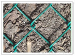 PVC Coated Chain Link Fence Netting