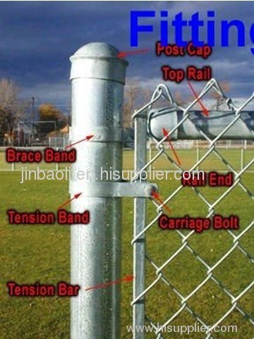 hot galvanized chain link fence nettings