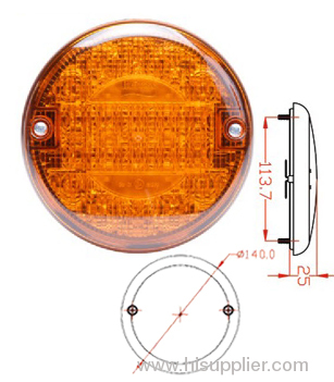 14CM Round turning Light