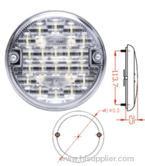 14CM Round reverse and fog Light