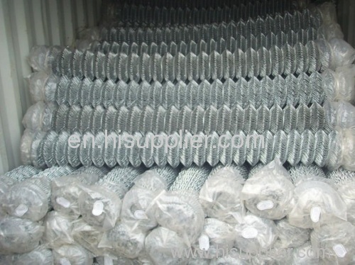 China galvanized chain link fence mesh