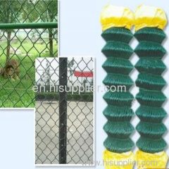 Deep Green Pvc Coated Chain Link Fence