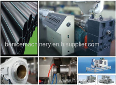 PE gas pipe extrusion line