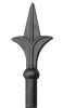 Walls wrought iron baluster