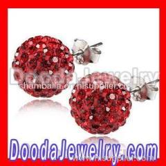 Crystal stud earrings