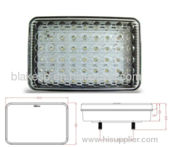 led Square truck reverse light