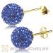 Crystal shamballa earrings sale