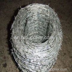 Single Strard Galvanized Barbed Wire