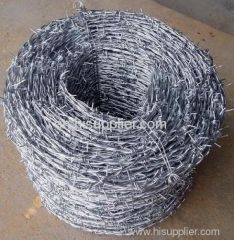 coating PVC galvanized barbed wire