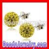 8mm Tresor Paris Swarovski crystal ball stud earrings wholesale