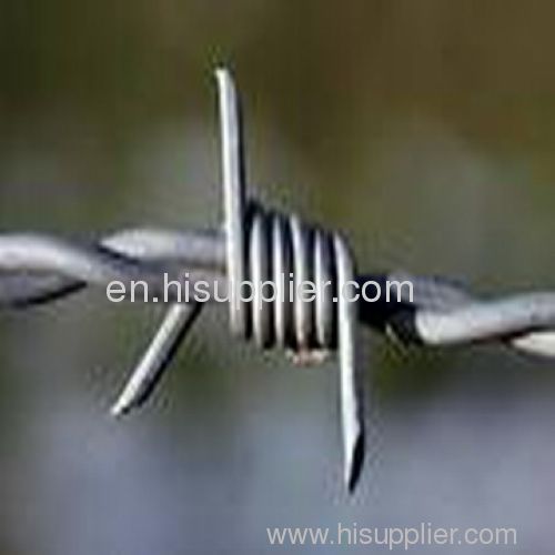 Hot-dipped Galvanized Barbed Wire(China factory)