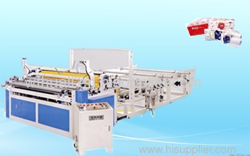 Full-automatic Edge-trimming Tail-gluing Embossming Rewinding and Perforating Toilet Paper Machine