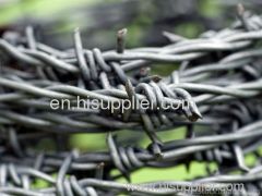 2 strand galvanized barbed wire