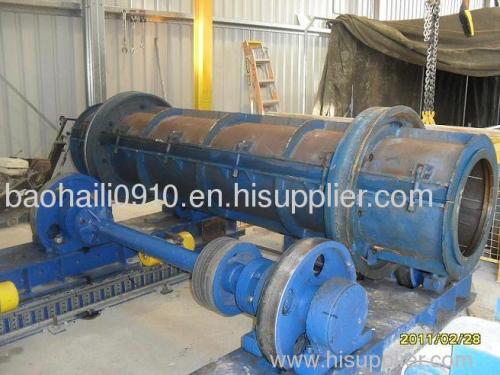 concrete pipe forming machine of centrifugal forced type