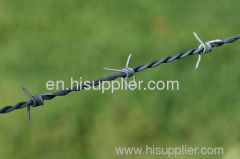 high tensile galvanized barbed wire