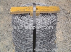 galvanized barbed wire two strands