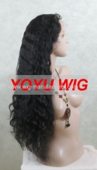 indian virgin hair 22 inch front lace wig