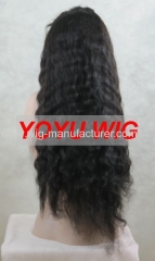indian virgin hair 22 inch front lace wig