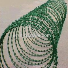 single coil razor barbed wire mesh