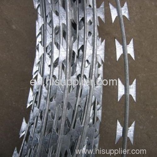 Electrol/Hot-dipped/PVC Coated Galvanized Razor Barbed Wire